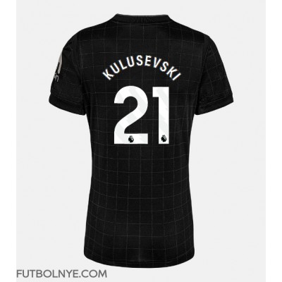 Camiseta Tottenham Hotspur Dejan Kulusevski #21 Visitante Equipación para mujer 2025-26 manga corta Camiseta Tottenham Hotspur Dejan Kulusevski #21 Visitante Equipación para mujer 2025-26 manga corta